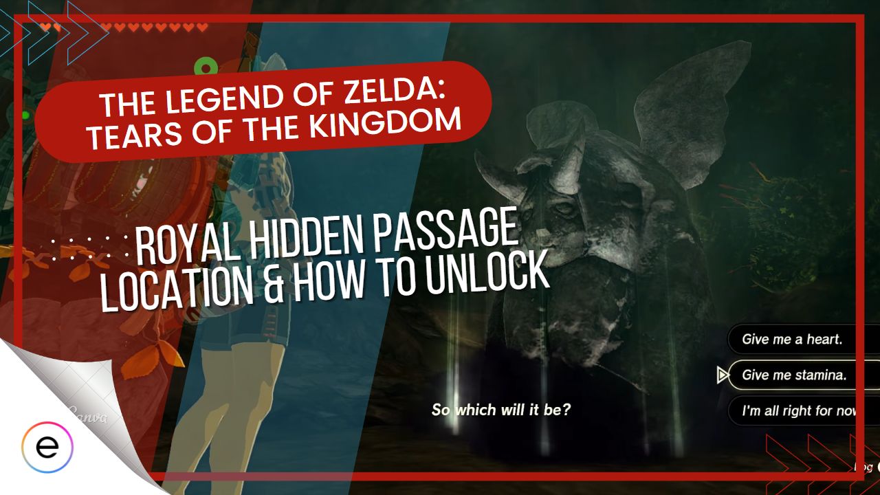 Tears Of The Kingdom Royal Hidden Passage Location Unlock   Royal Hidden Passage Tears Of The Kingdom 