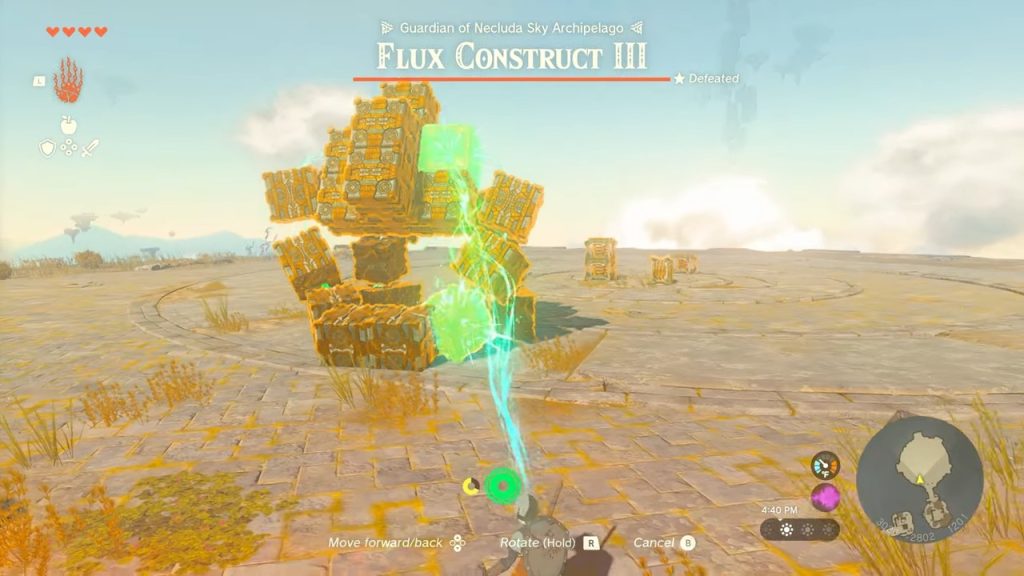 Cube-like Boss tears of the kingdom flux construct core