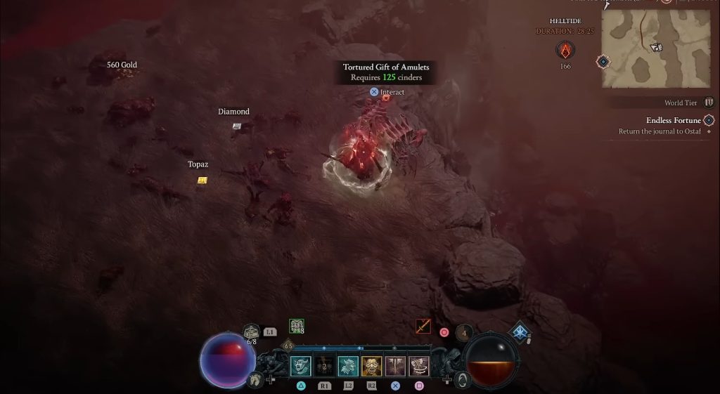 Diablo 4 Helltide Aberrant Cinders 