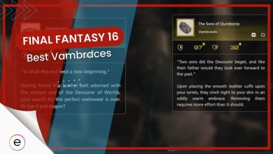 Best vambraces Guide Best armor ff16