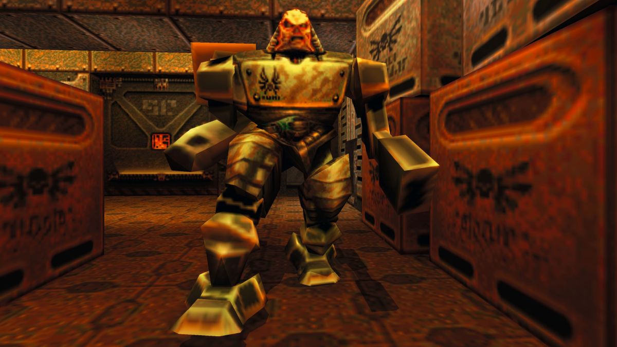 Cosmic horrors were replaced by the alien Strogg in Quake 2