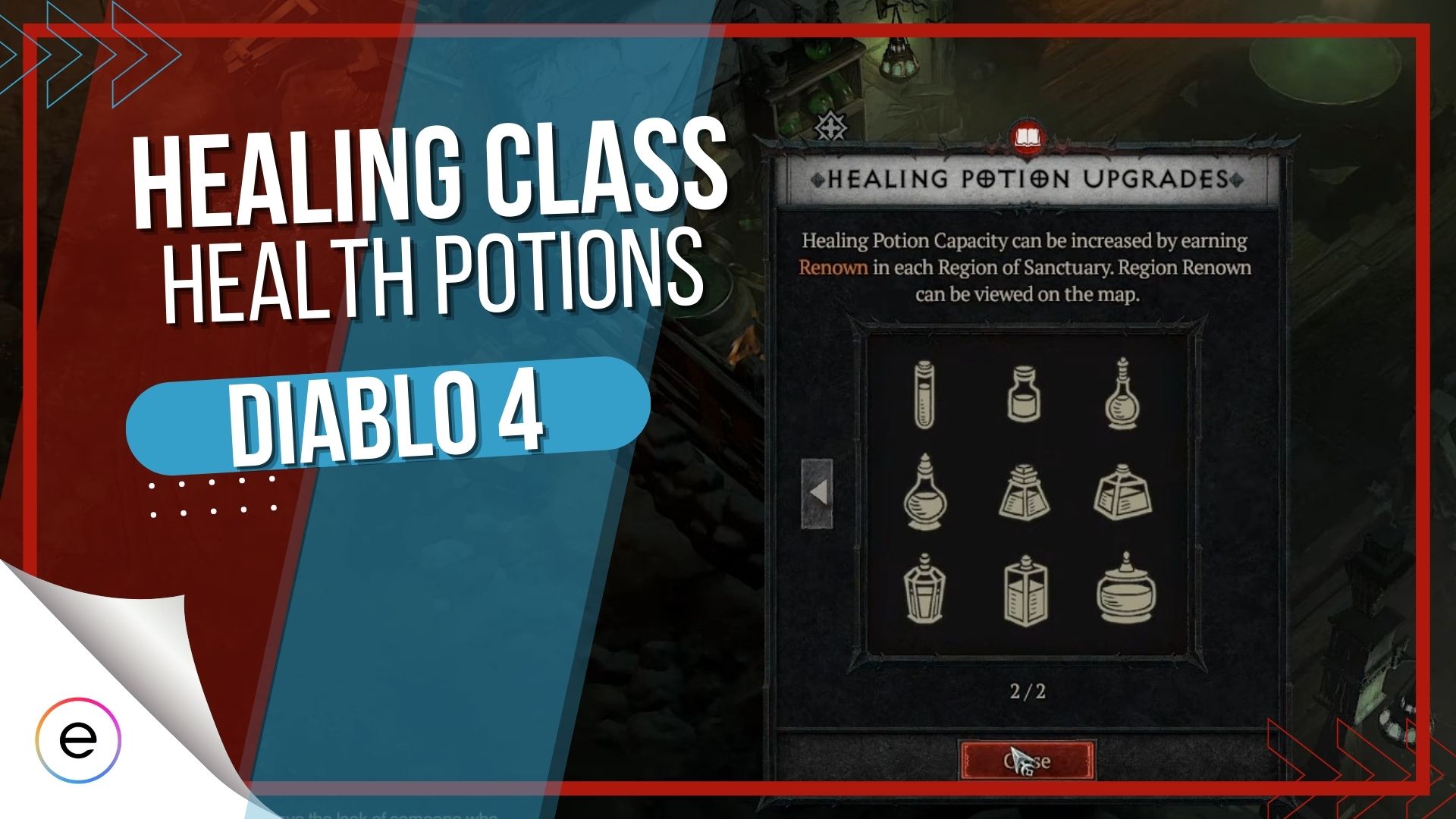 Diablo 4 Best Healer, Health Potions & Gems