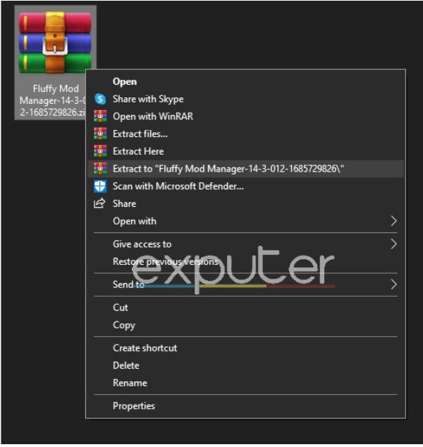 Fluffy Mod Manager Extract 