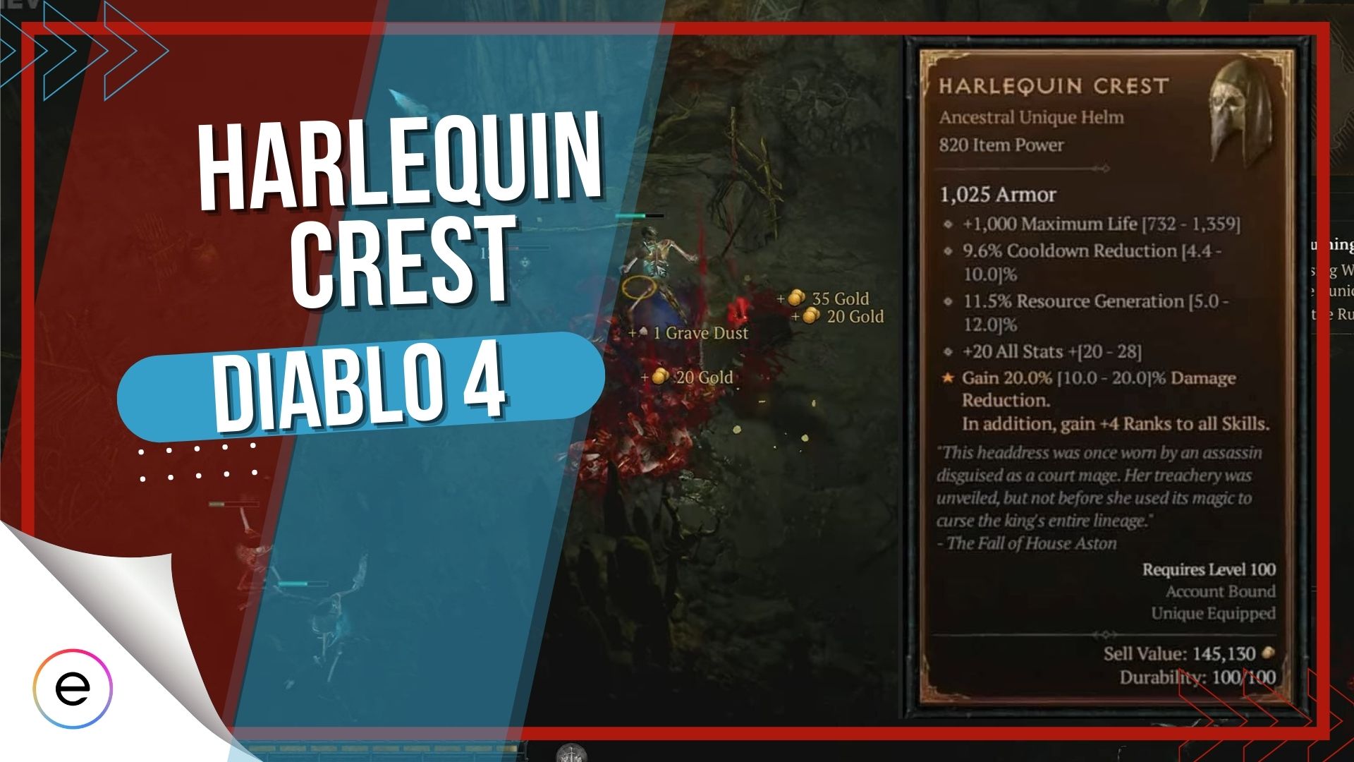 Harlequin crest diablo 2 где взять