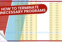 terminate unnecessary programs