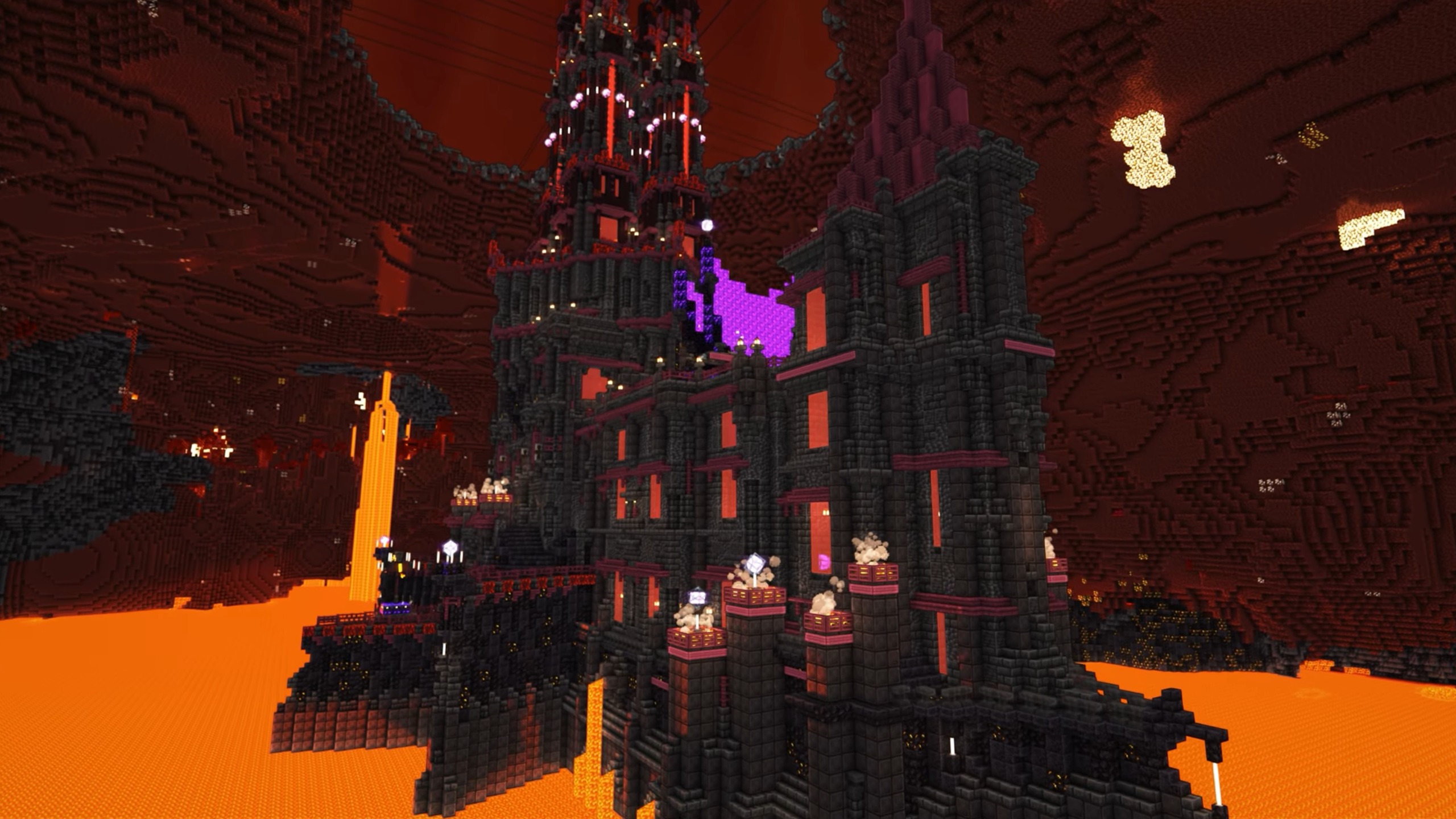 Nether keep build minecraft