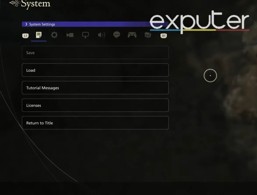 System Tab