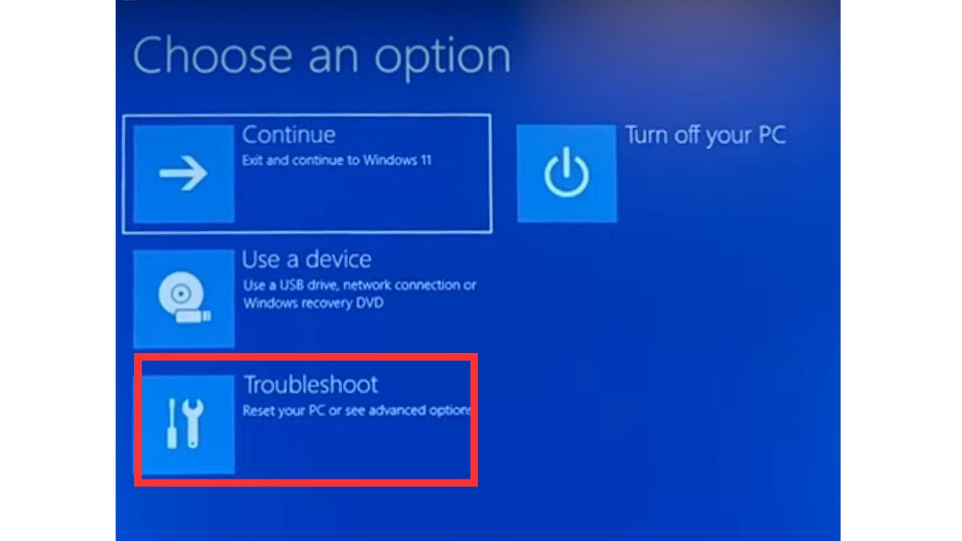 Troubleshoot Windows in Boot