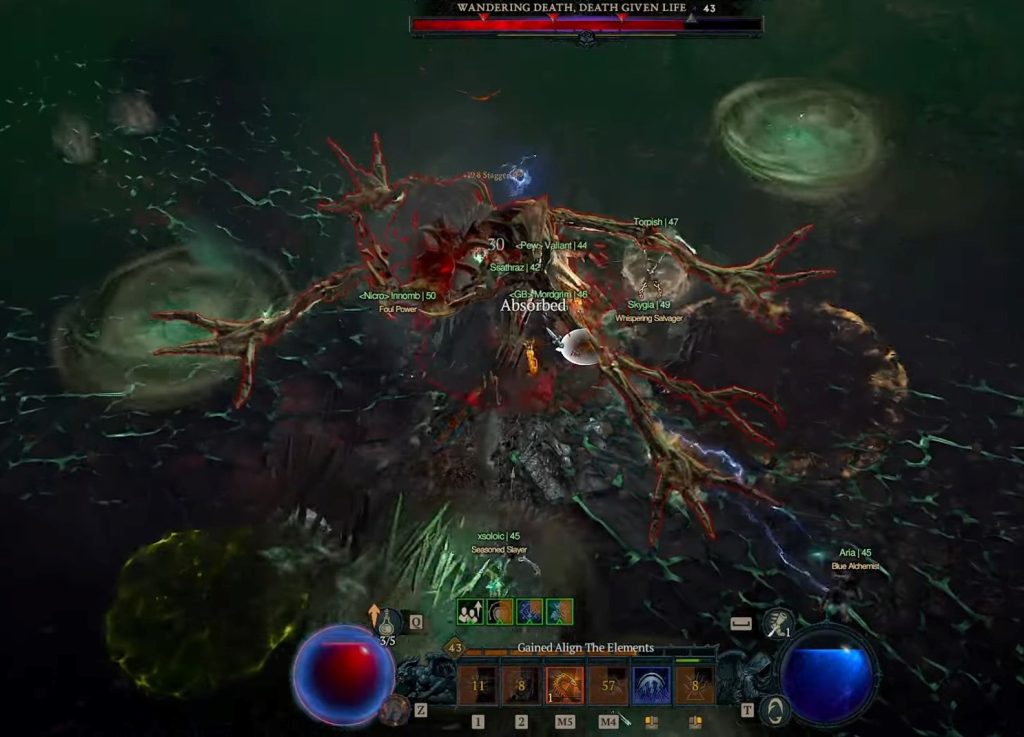 Diablo 4 Wandering Death Wandering Death's Shockwaves 