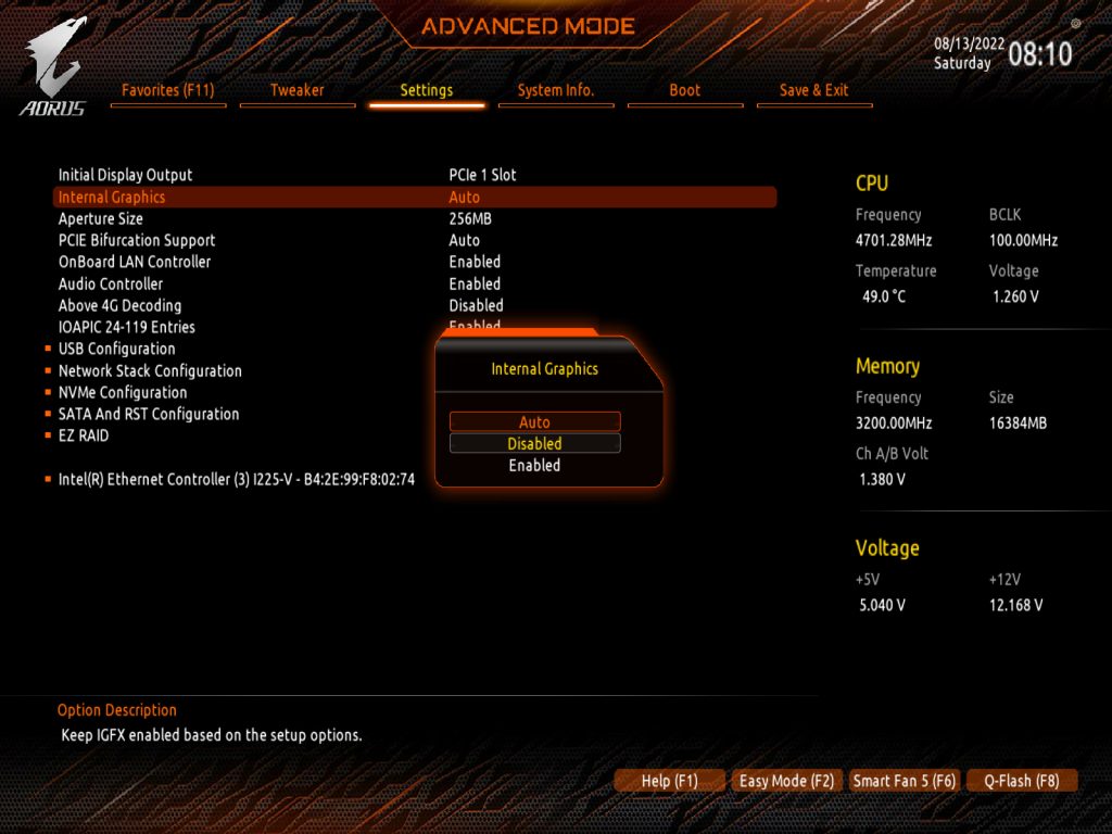 Access PCIE from Bios 