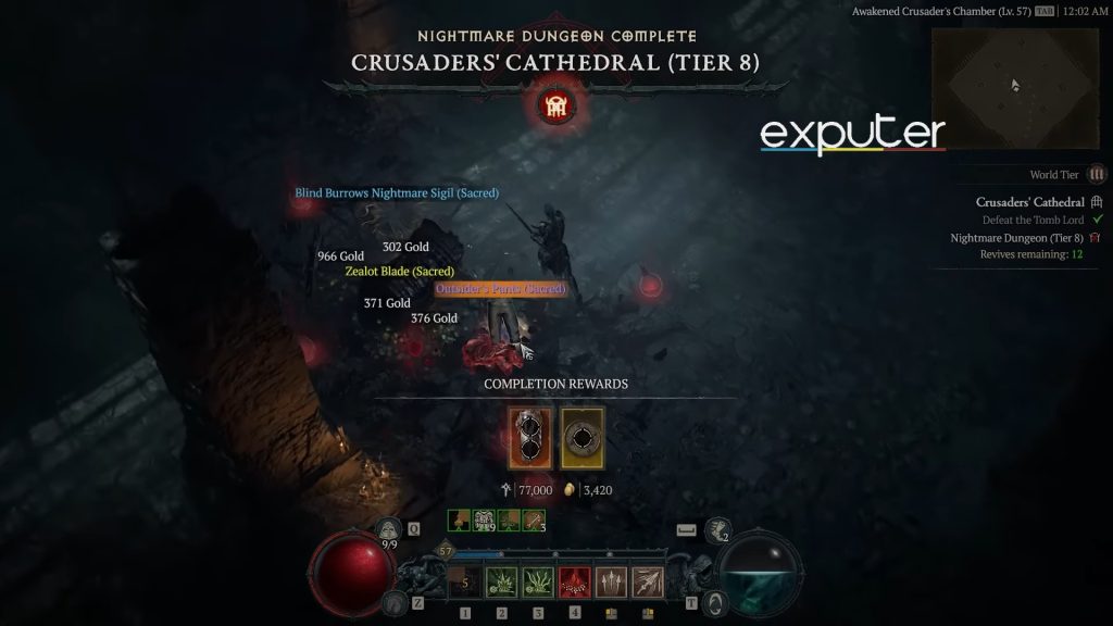  dungeons Rewards diablo 4 nightmare