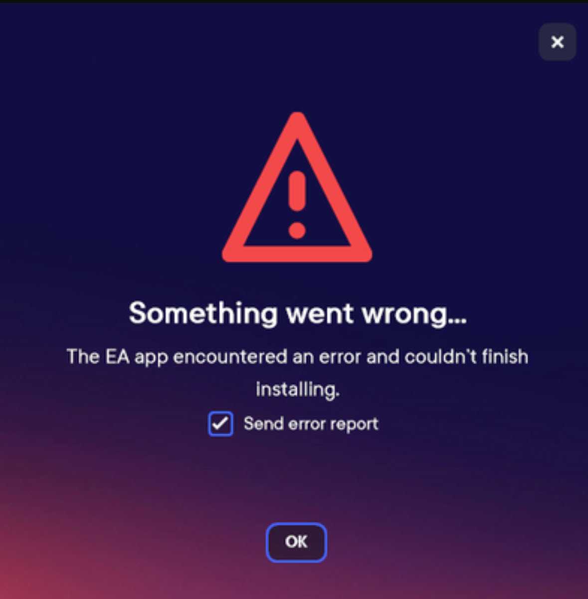 EA App Not Working