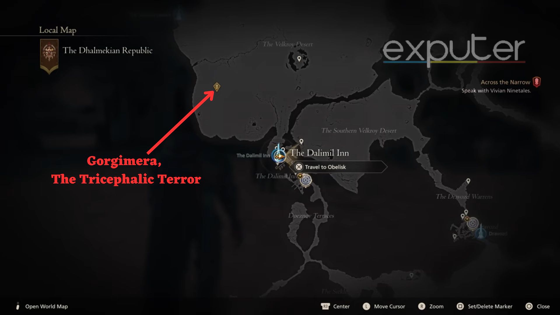 The Tricephalic Terror FF16 Location of 