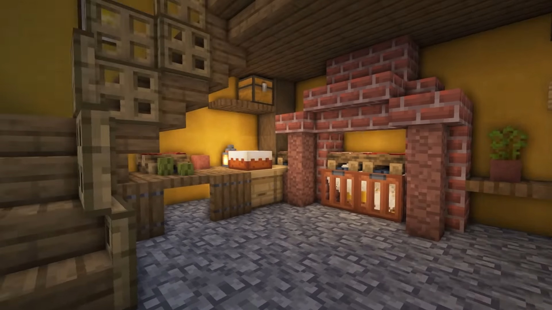 kitchen design minecraft