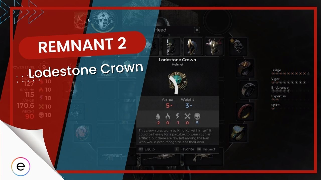 Remnant 2 Lodestone Crown: Location + Stats - eXputer.com