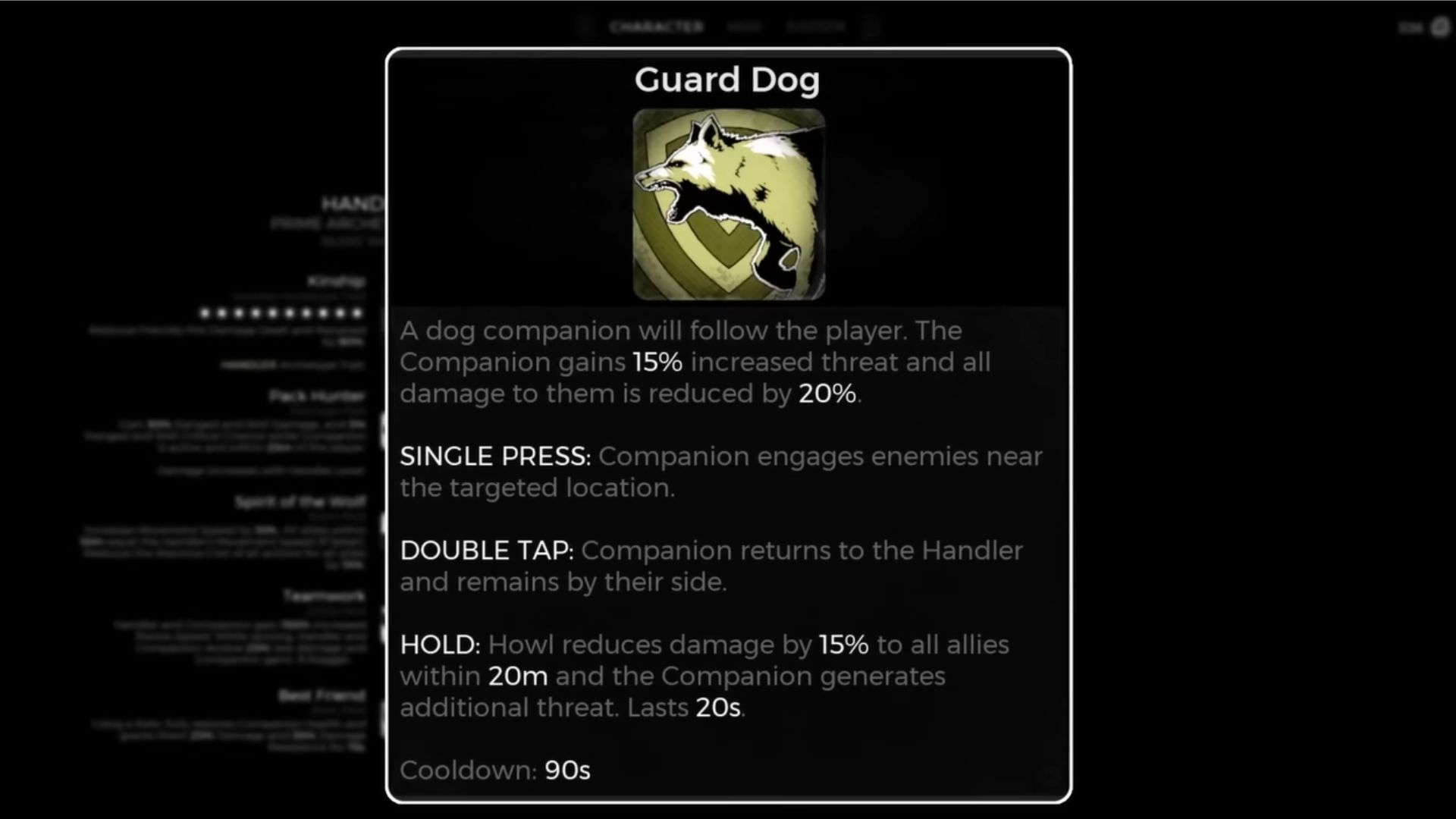 Handler skills