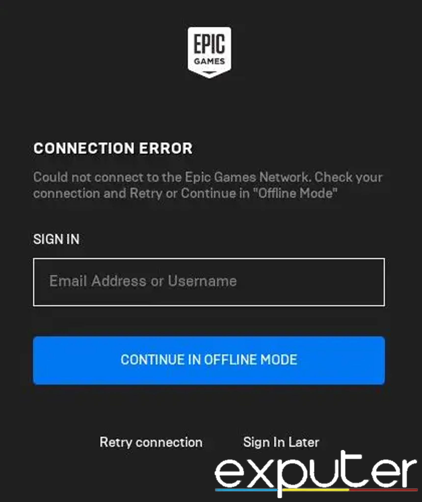 FIXED Epic Games Connection Error [Tested Methods]