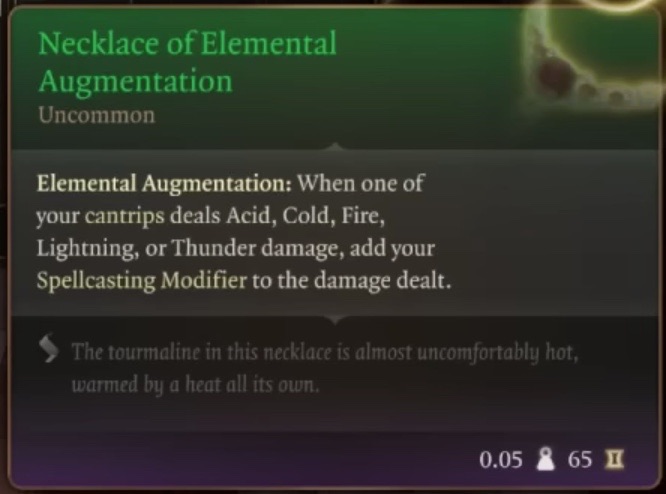 Necklace of Elemental Augmentation