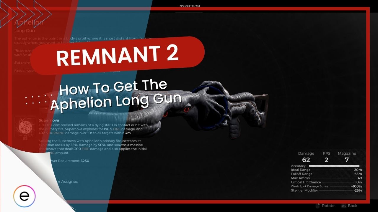 Remnant 2: How To Get Aphelion Long Gun [Walkthrough] - EXputer.com