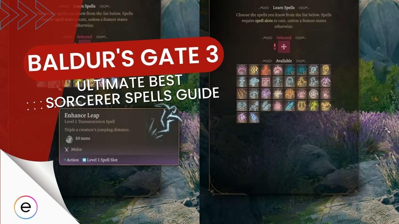 Baldur's Gate 3: Best Sorcerer Class Spells [All Levels] - eXputer.com