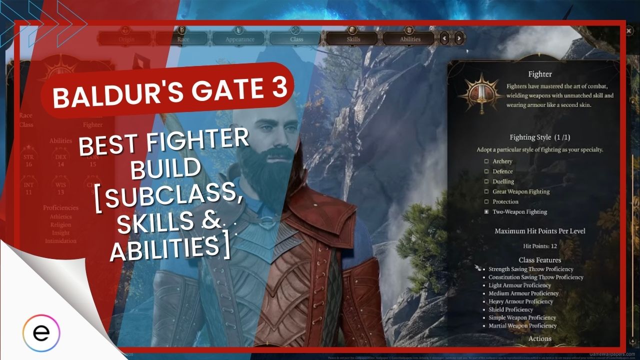 Best Fighter Class Build In Baldur's Gate 3