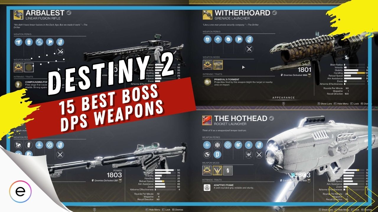 Destiny 2 10 BEST Boss DPS Weapons Our Expert Recommendations   DESTINY 2 BEST BOSS DPS WEAPONS 