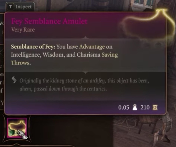 Fey Semblance Amulet