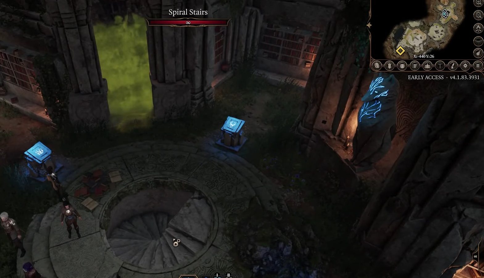 Baldur's Gate 3 rune of the wolf Hidden Staircase 