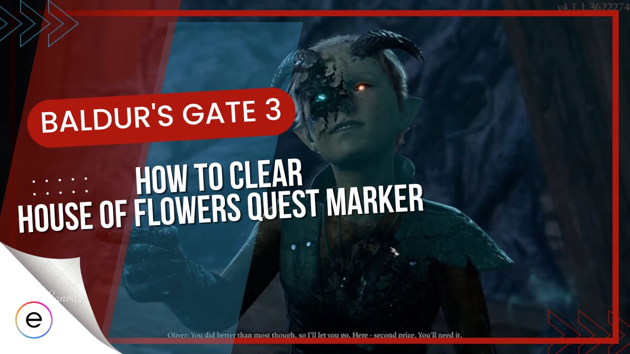 BG3 How To Clear House With Flowers Quest Marker