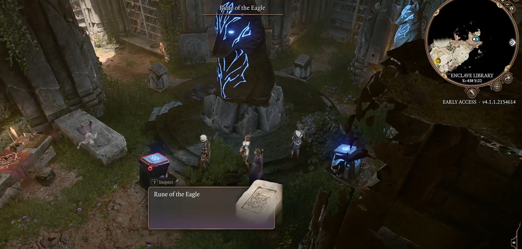 Baldur's Gate 3 rune of the wolf Interact With Remaining Pedestals 