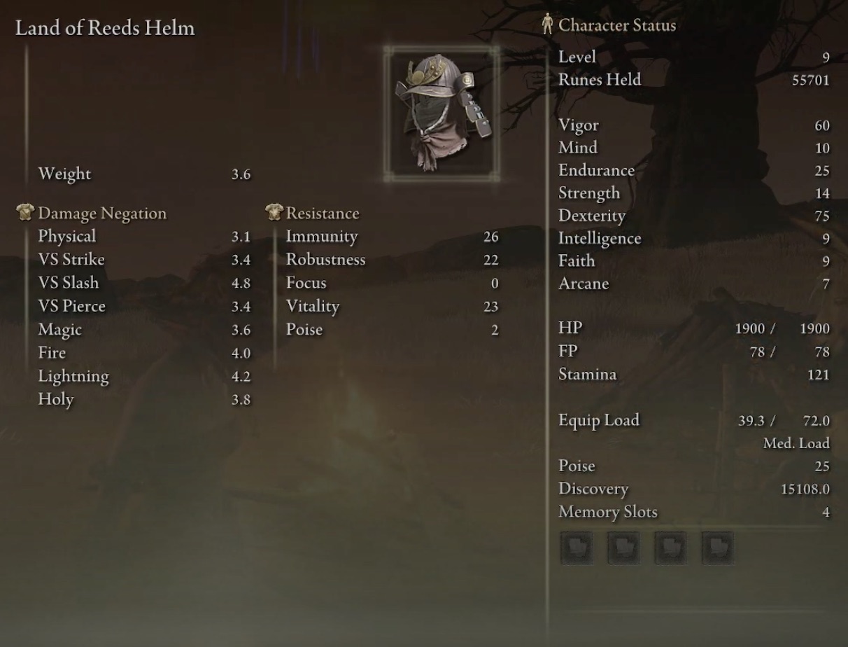 Land of Reeds Helm