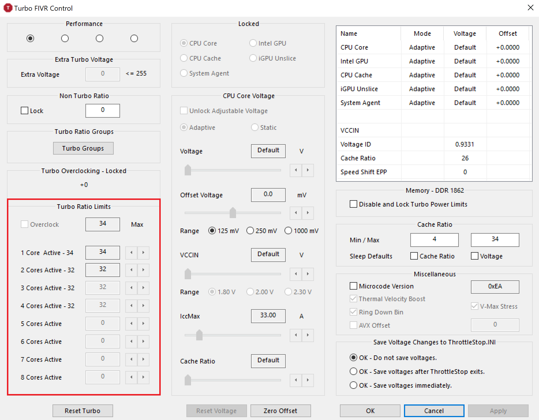 Turbo Clock in ThrottleStop