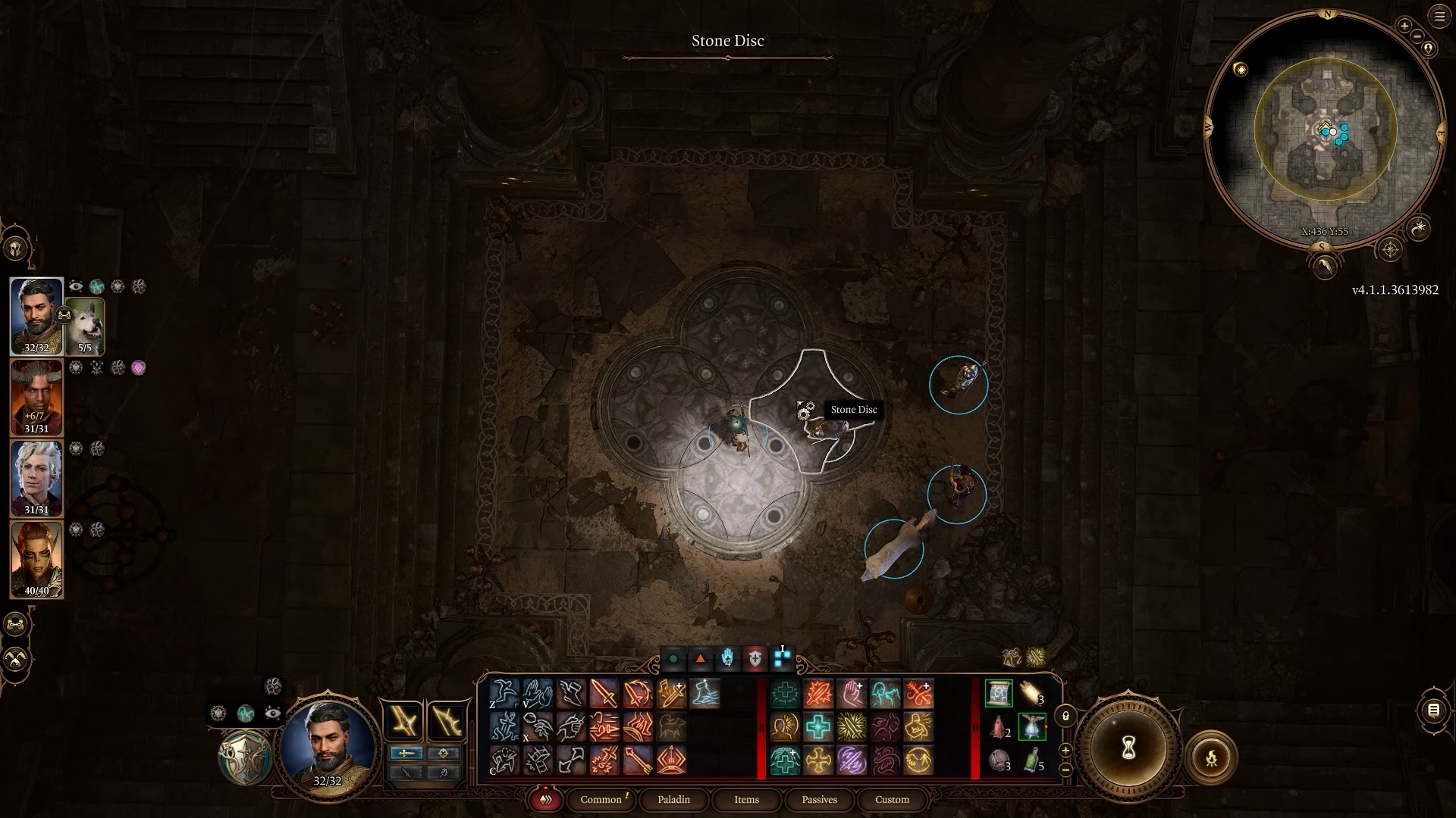 Solving Baldur's Gate 3 Stone Disc Puzzle