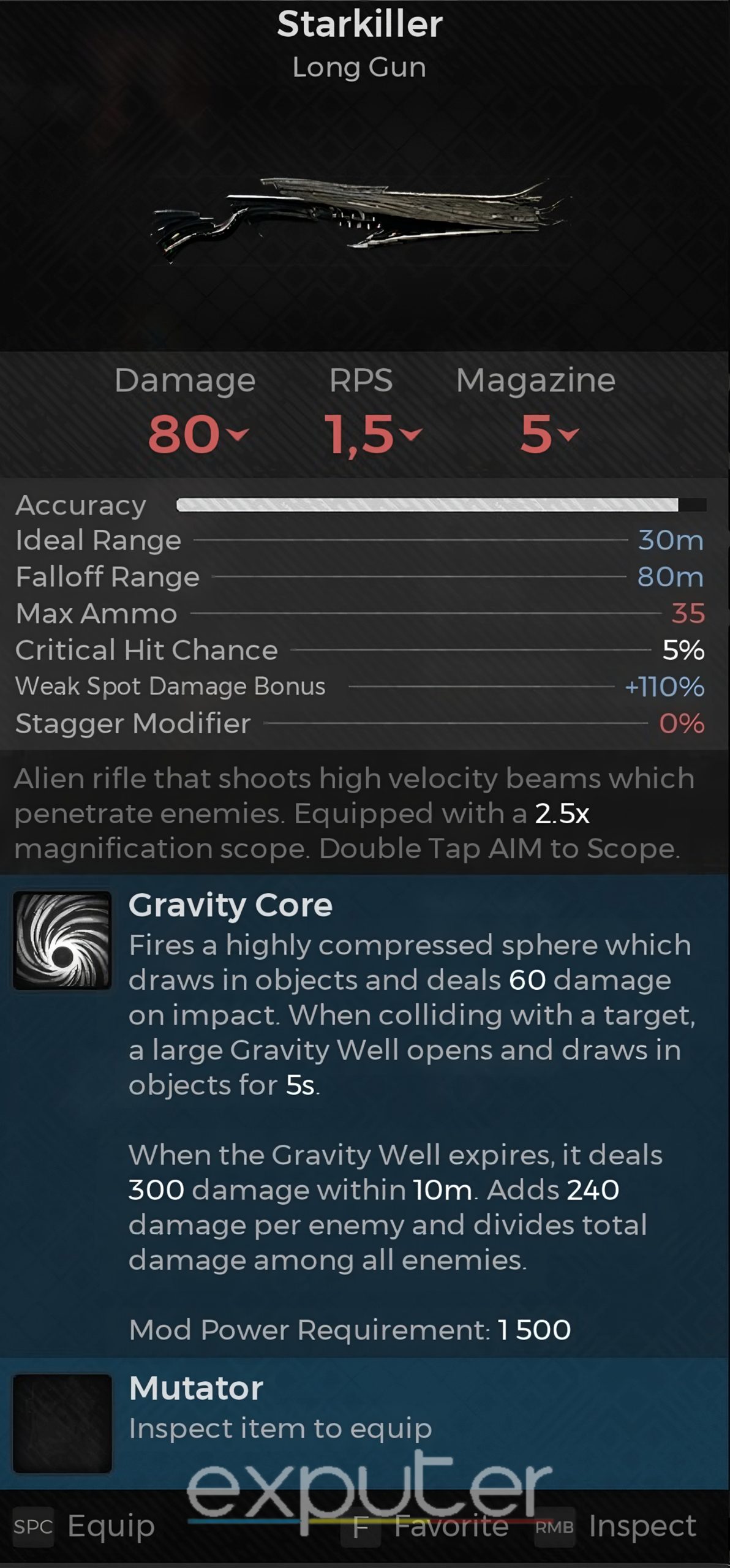 Starkiller weapon remnant 2