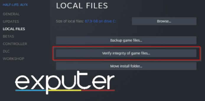 Verify Steam Game Files