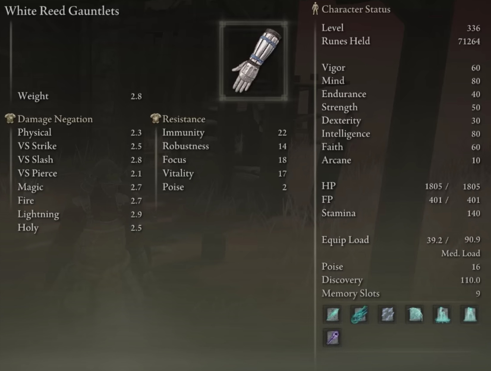 White Reed Gauntlets