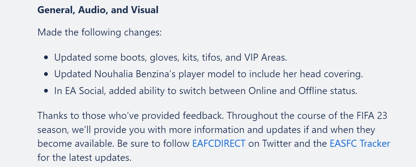 FIFA 23 title update 16