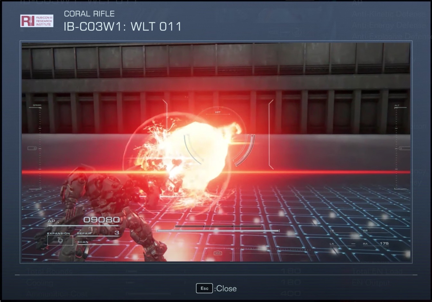 Weapon working