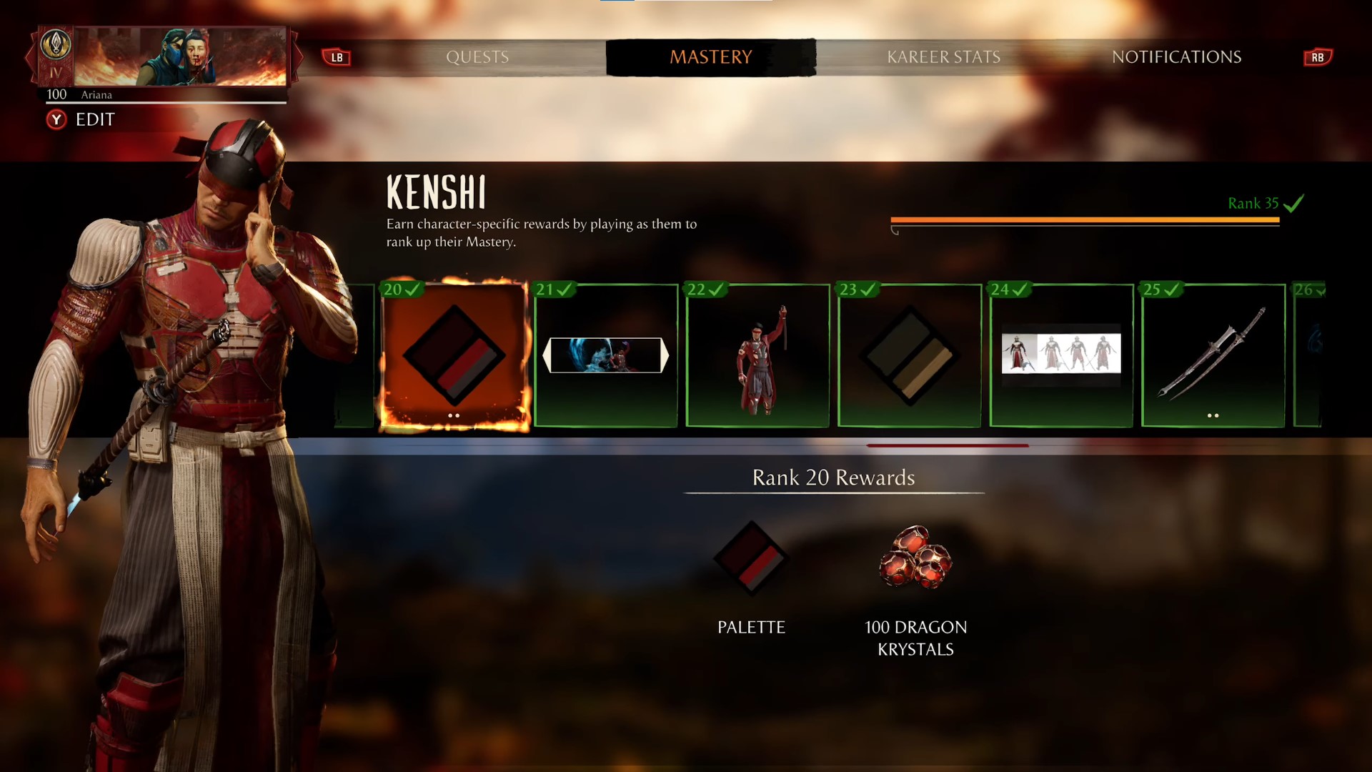 Kenshi In MK1