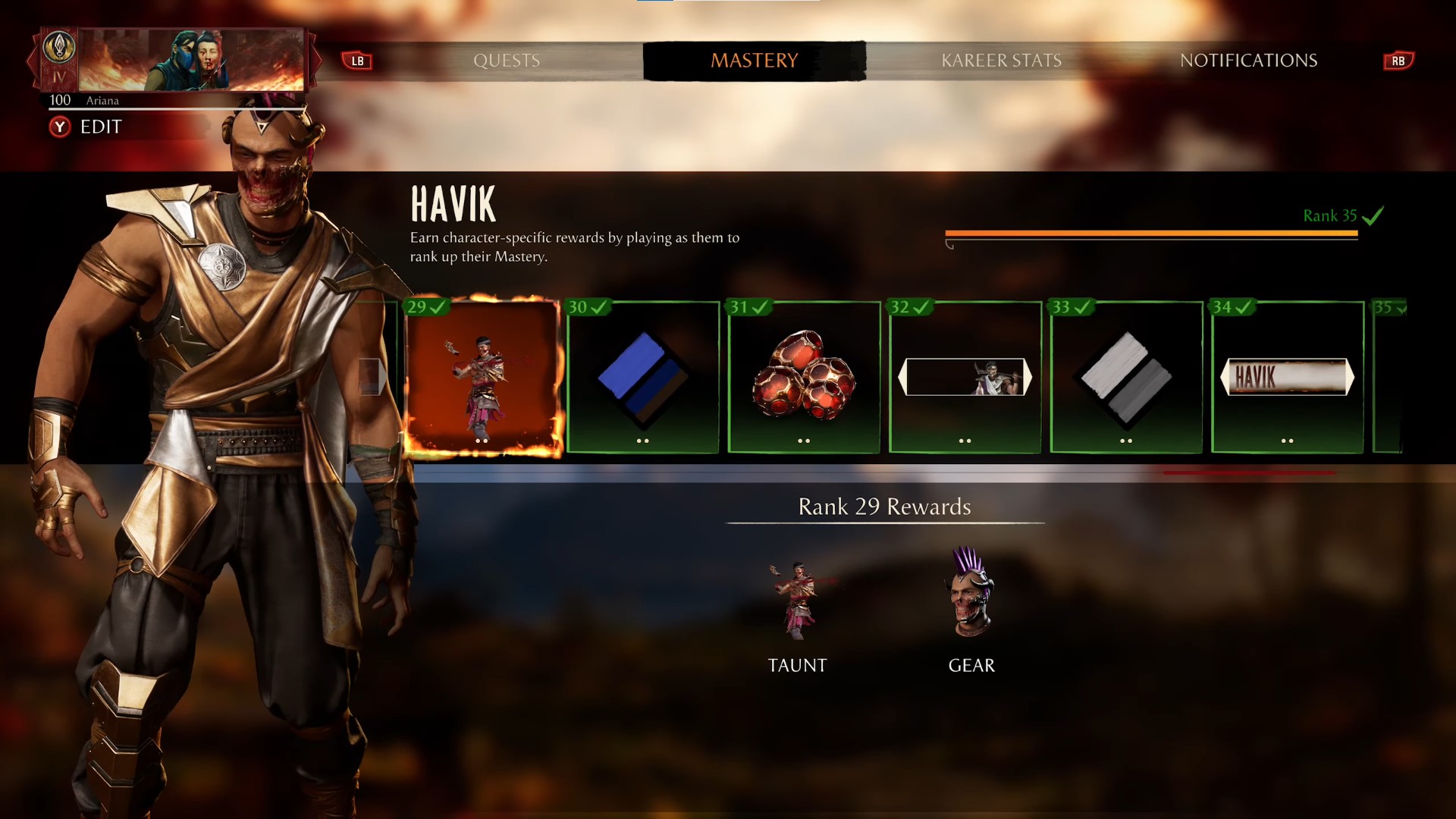 Havik In MK1