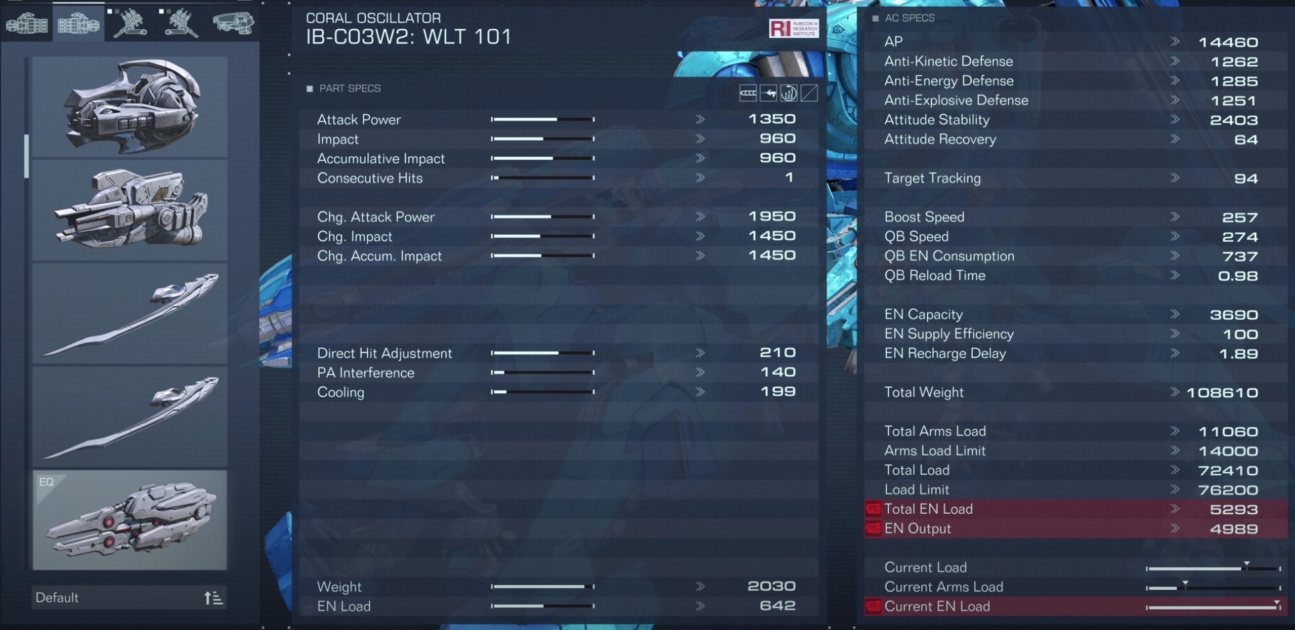 Coral Oscillator IB-C03W2 WLT-101