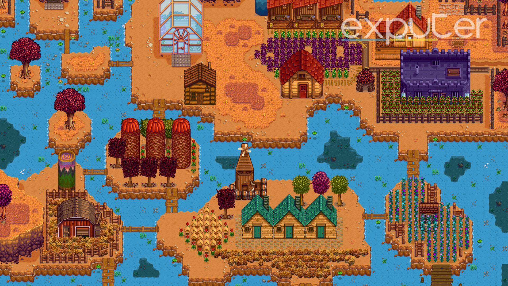 Stardew Valley Farm Layout