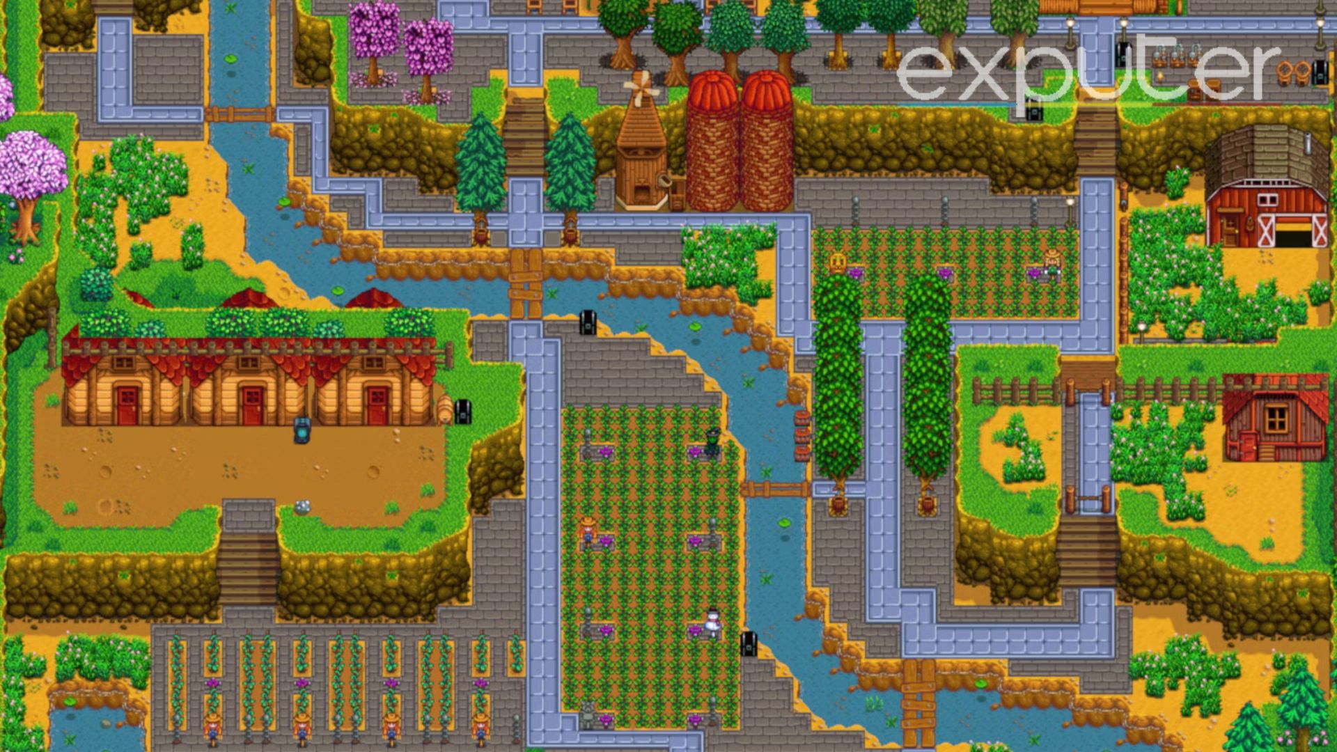 Stardew Valley Farm Layout