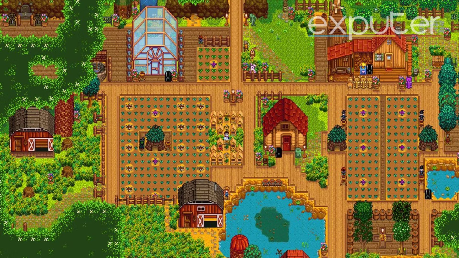 Stardew Valley Farm Layout