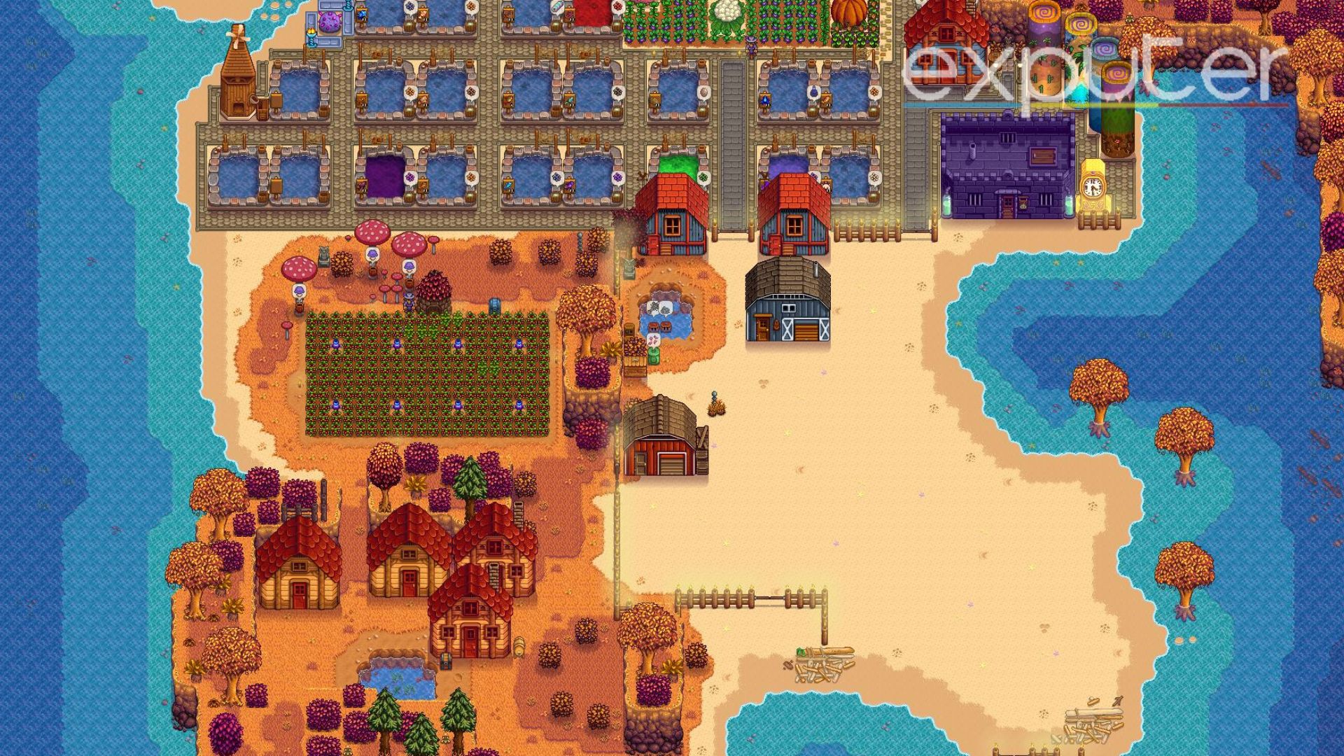 Stardew Valley Farm Layout