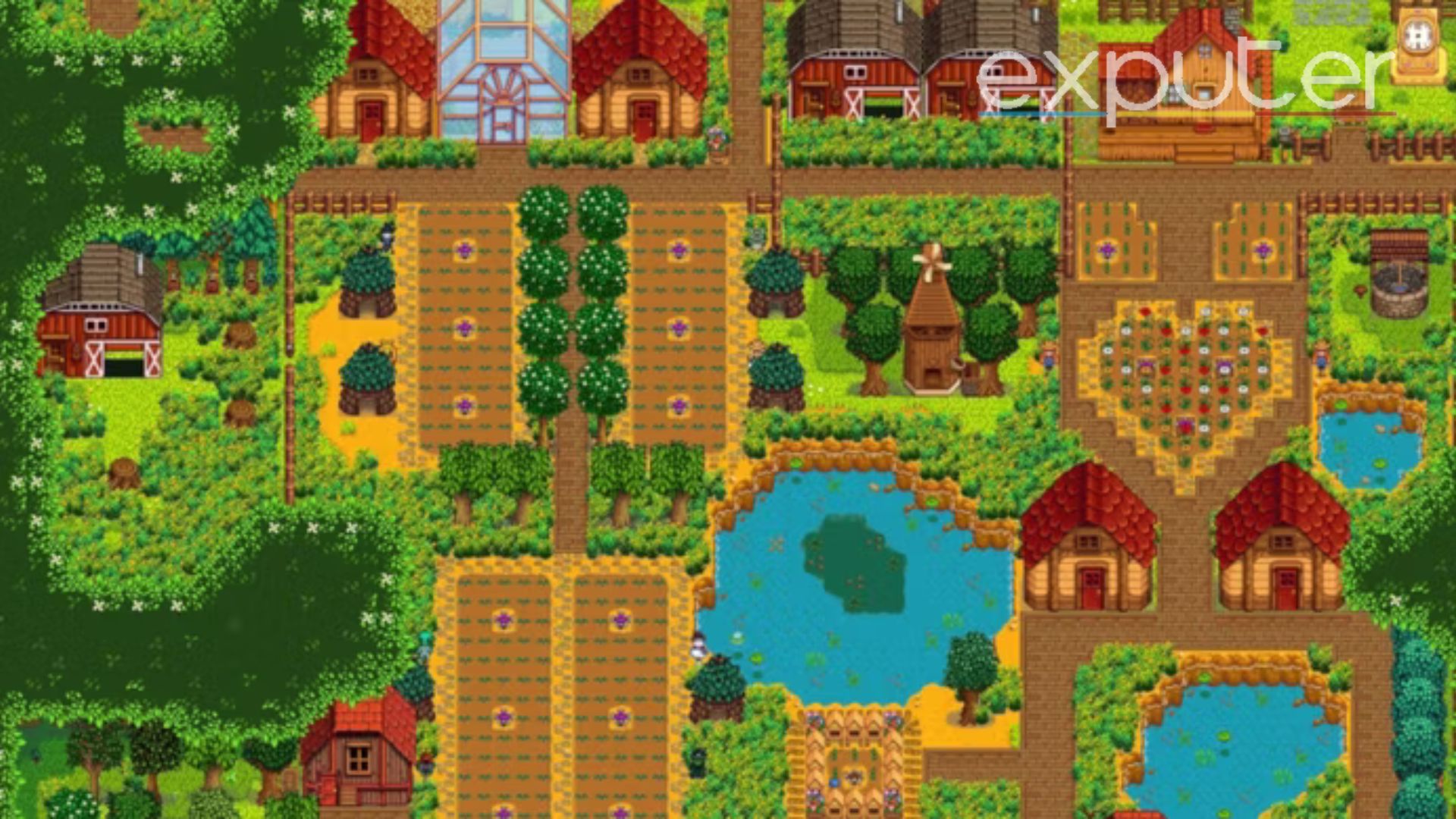 Stardew Valley Farm Layout