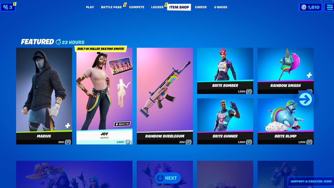 Fortnite Shop