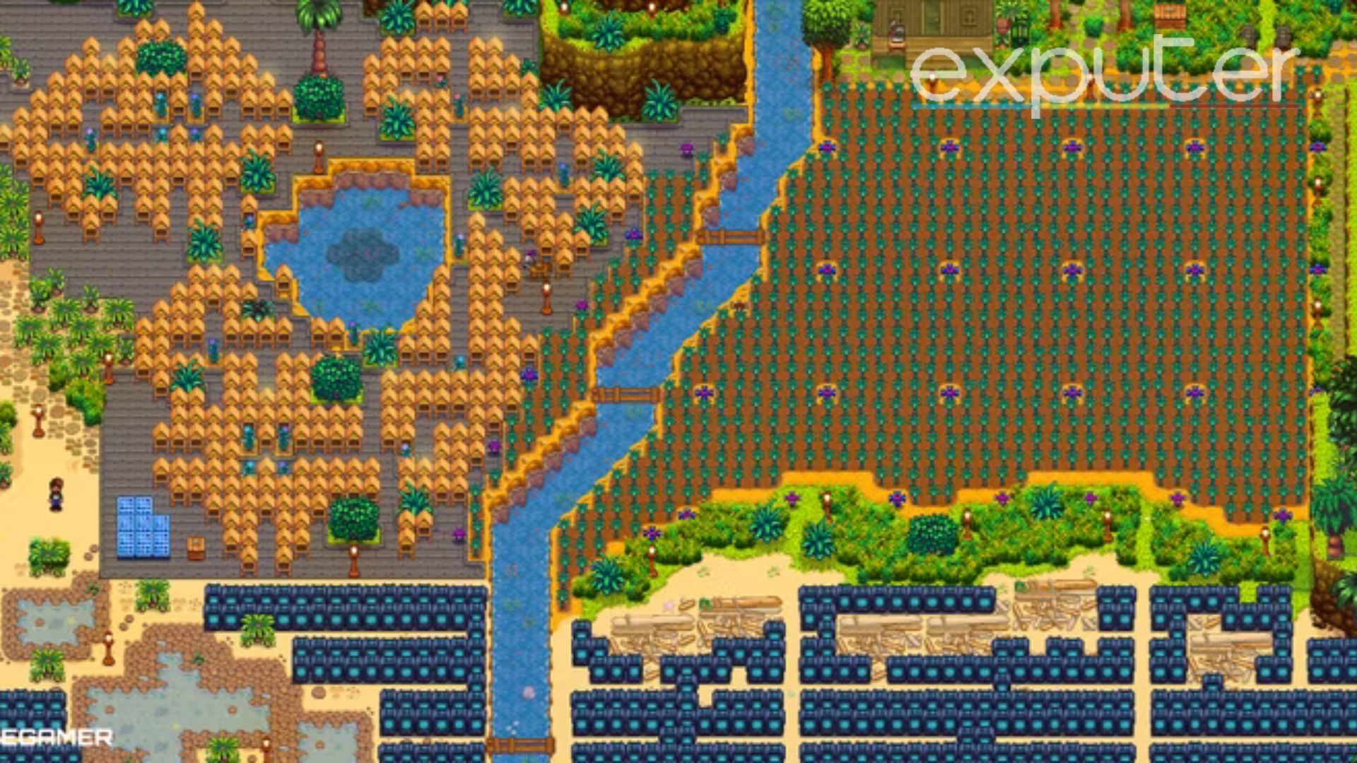 Stardew Valley Farm Layout