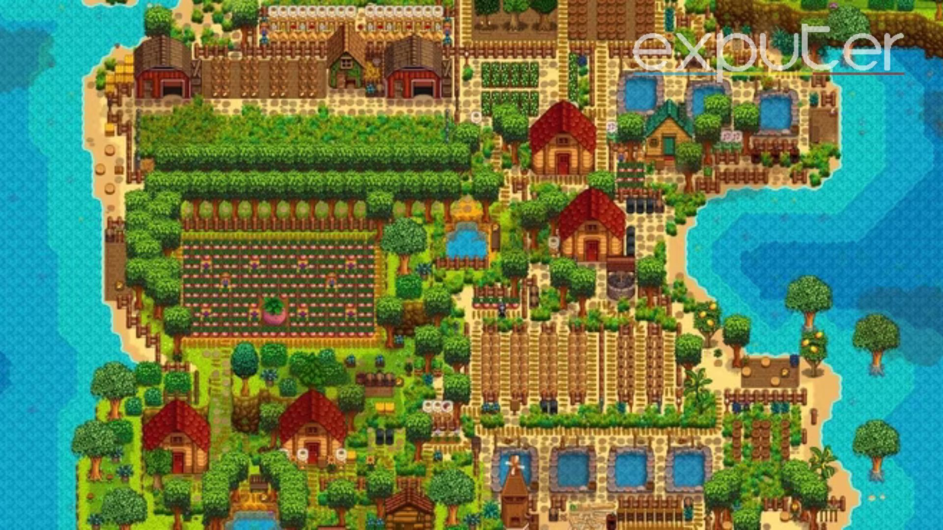 Stardew Valley Farm Layout