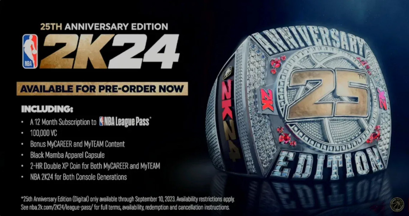 NBA 2K24 25th Aniversary Ediiton